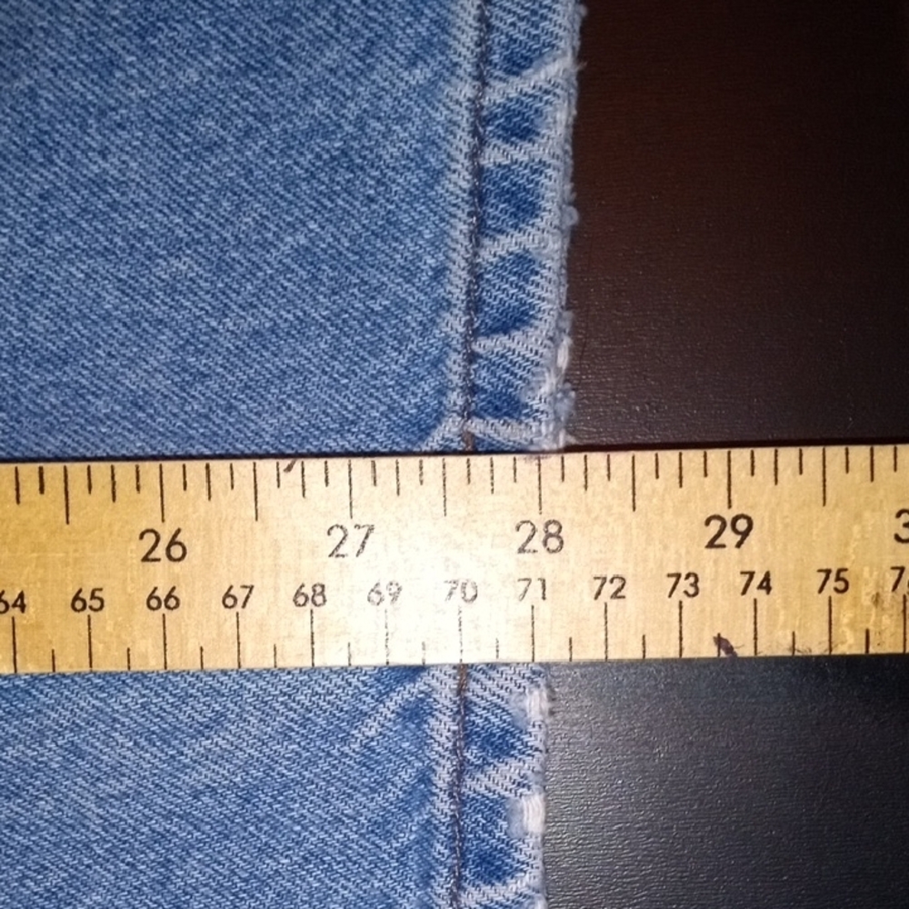Harley-Davidson Light Blue Jeans with Silver Button - Picture 5 of 5